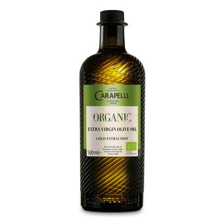 Масло Carapelli Extra Virgin Organic TM нерафинированное оливковое 500мл