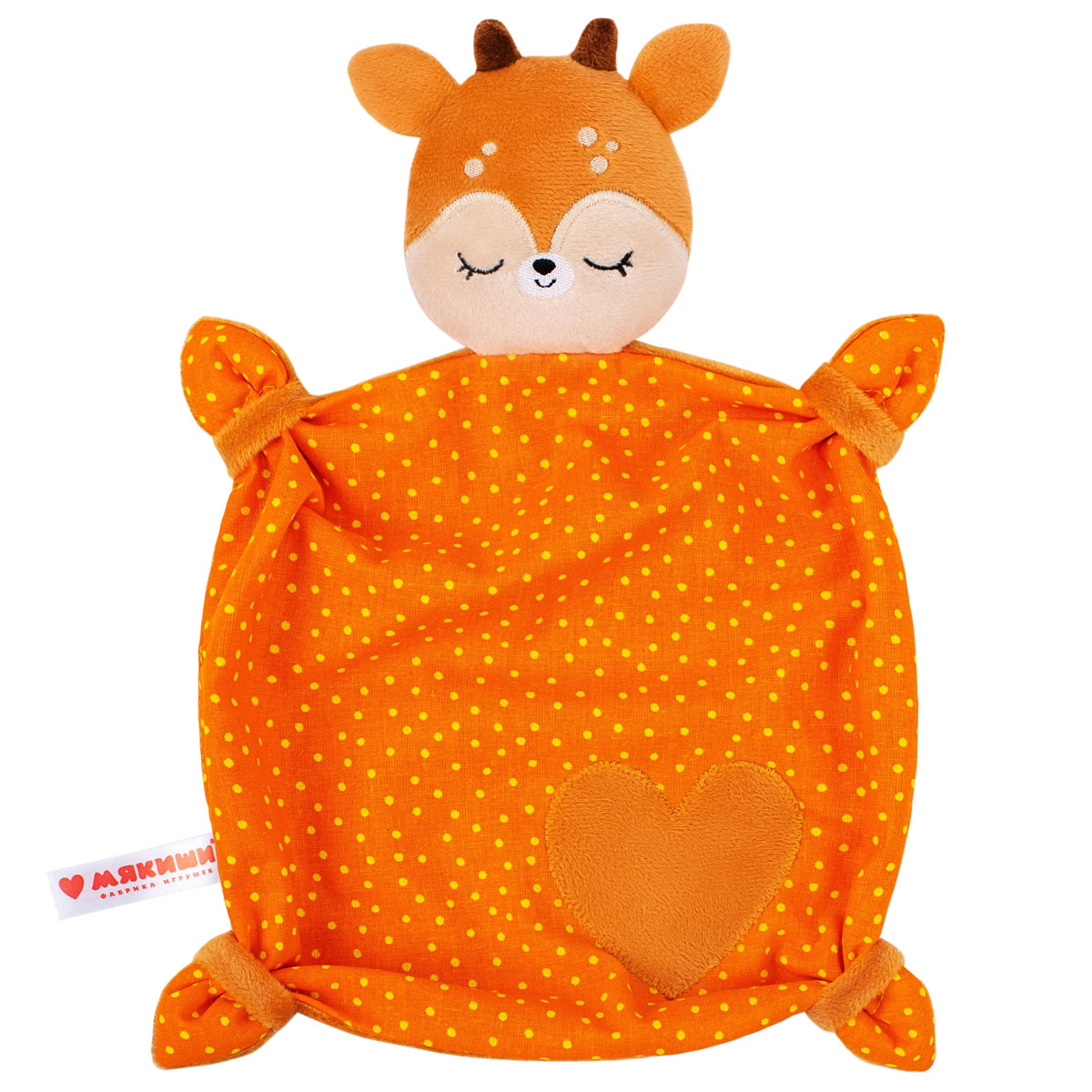 Комфортер Мякиши мягкая игрушка Оленёнок Бемби для сна обнимашка подарок на рождение для малышей - фото 1