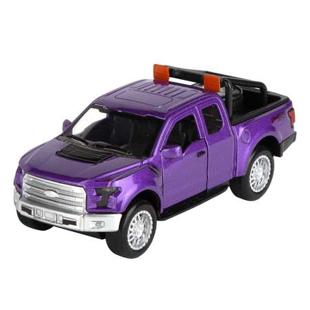 Машинка AUTOGRAND JUMBO PICK-UP с дугами со светом и звуком фиолетовый 78316