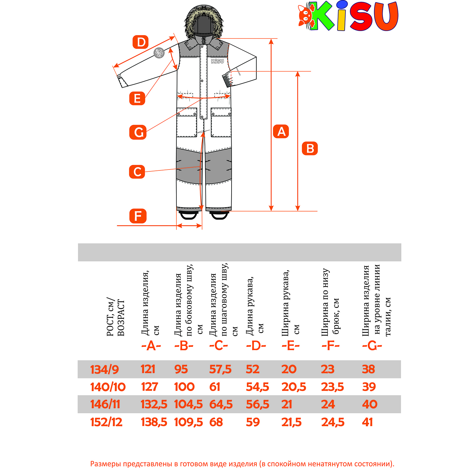 Комбинезон Kisu W20-30602T/805 - фото 10