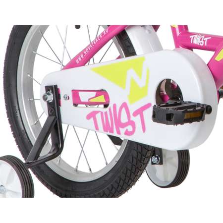 Велосипед 16 розовый. NOVATRACK TWIST