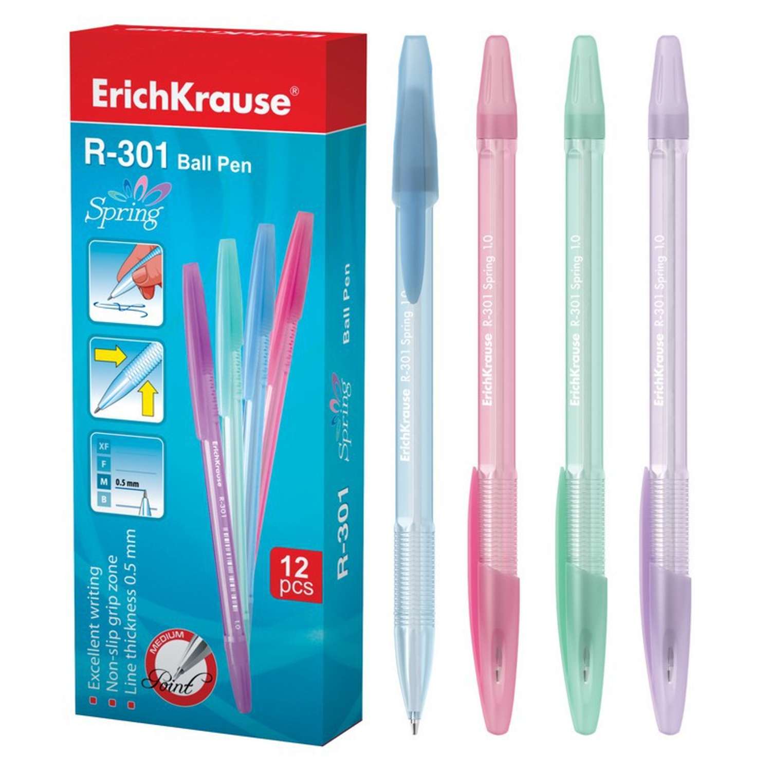 Ручка шариковая ErichKrause R-301 SPRING - фото 1
