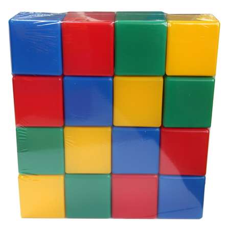 Кубики детские крупные Green Plast 16 штук