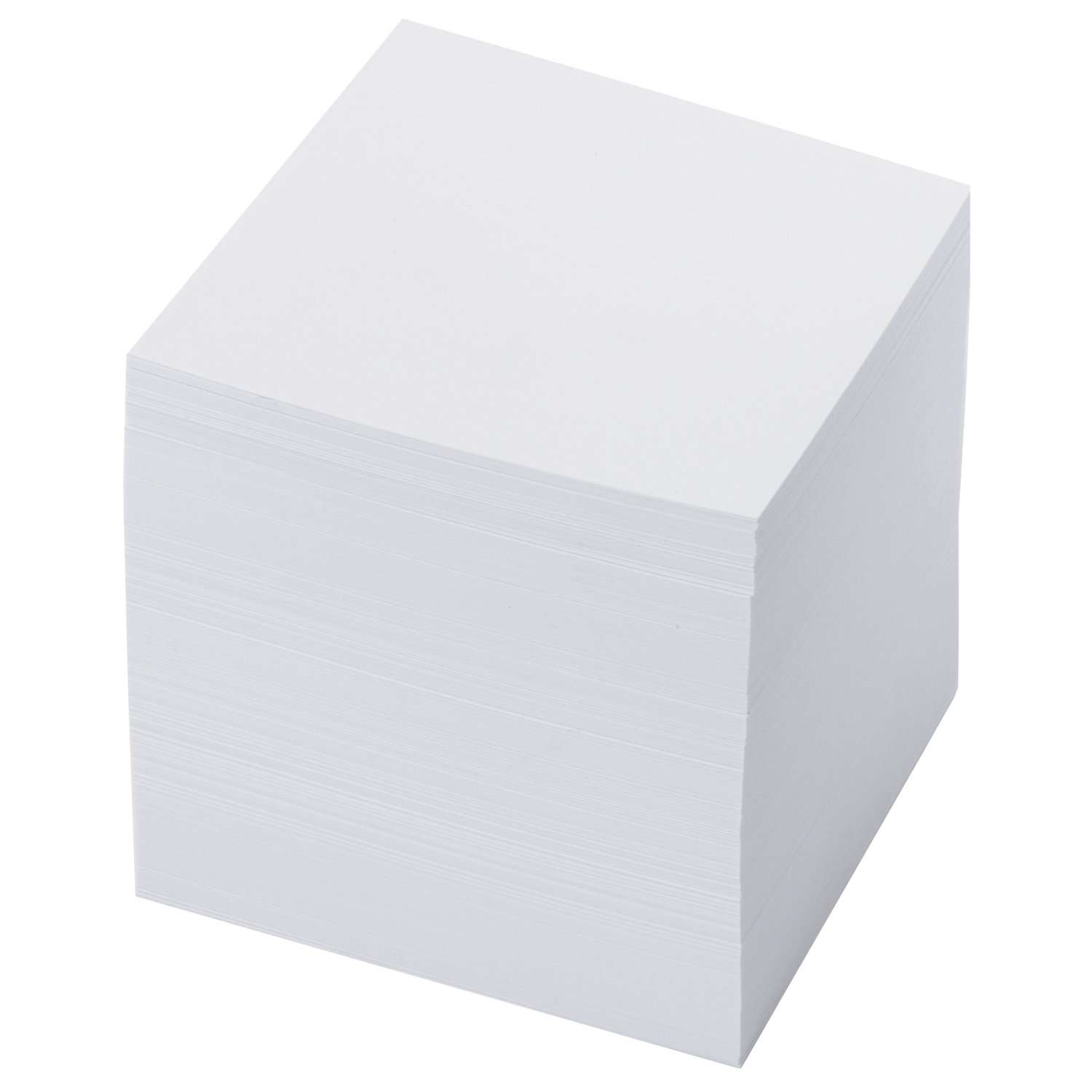 Блок бумажный Brauberg для записей и заметок непроклеенный куб 9х9х9 см белый - фото 2