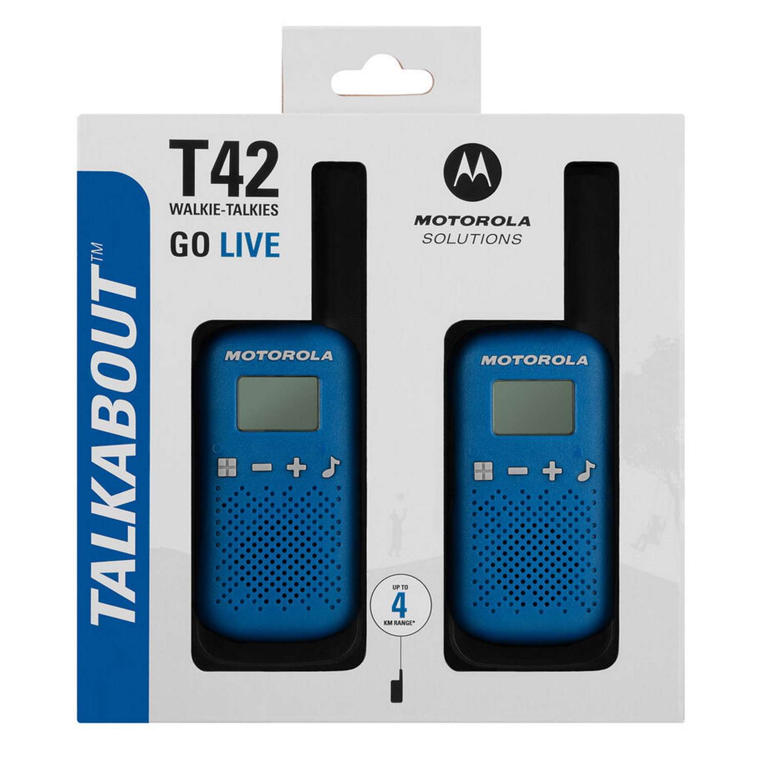 Комплект радиостанций Motorola TALKABOUT T42 2шт BLUE - фото 4