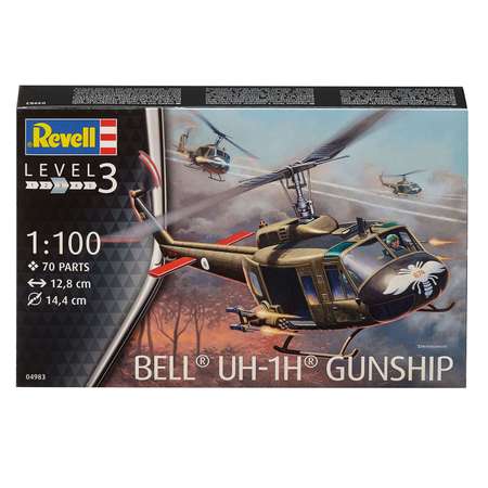 Сборная модель Revell Американский многоцелевой вертолёт Белл UH-1 «Ирокез»