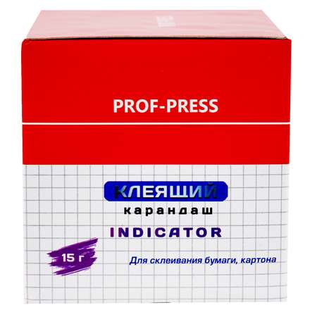 Клей-карандаш Prof Press Индикатор 15г ККР-3584