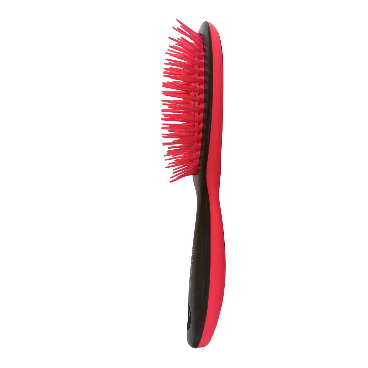 Расческа для волос Clarette массажная продувная с силиконовым зубьями - фото 2
