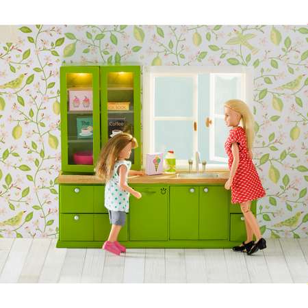 Мебель для домика Lundby смоланд Буфет 8предметов LB_60207700