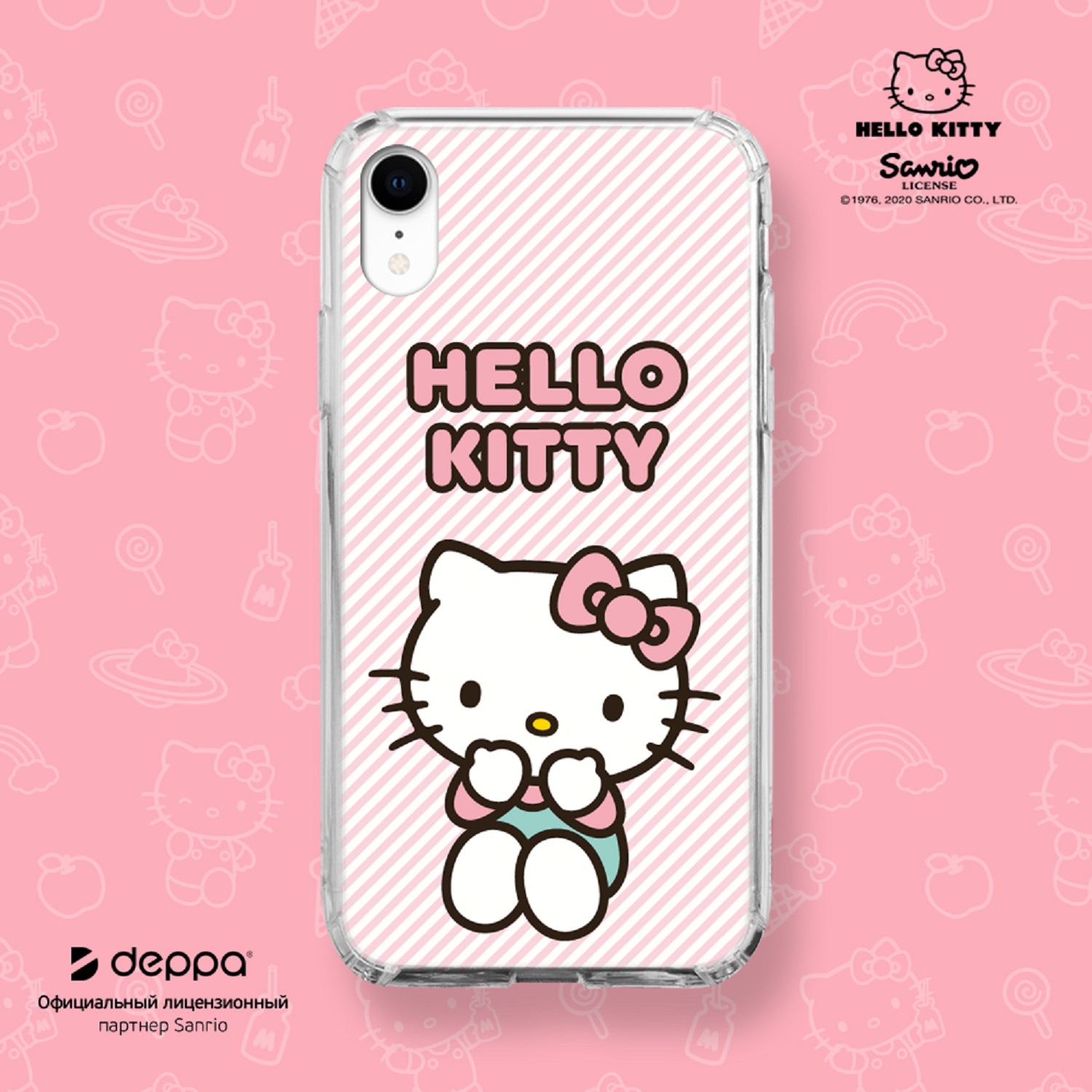 Чехол deppa Для iPhone XR logo Hello Kitty 8 - фото 3