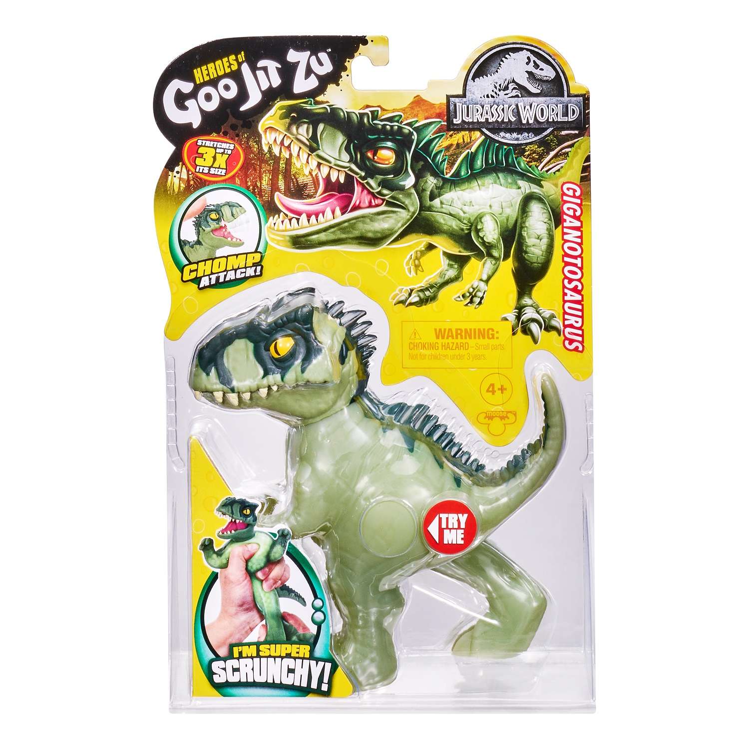 Фигурка GooJitZu Мир Юрского периода Гиганотозавр тянущаяся - фото 5