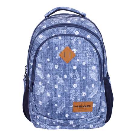 Рюкзак HEAD HD-345 цвет голубой/белый/синий