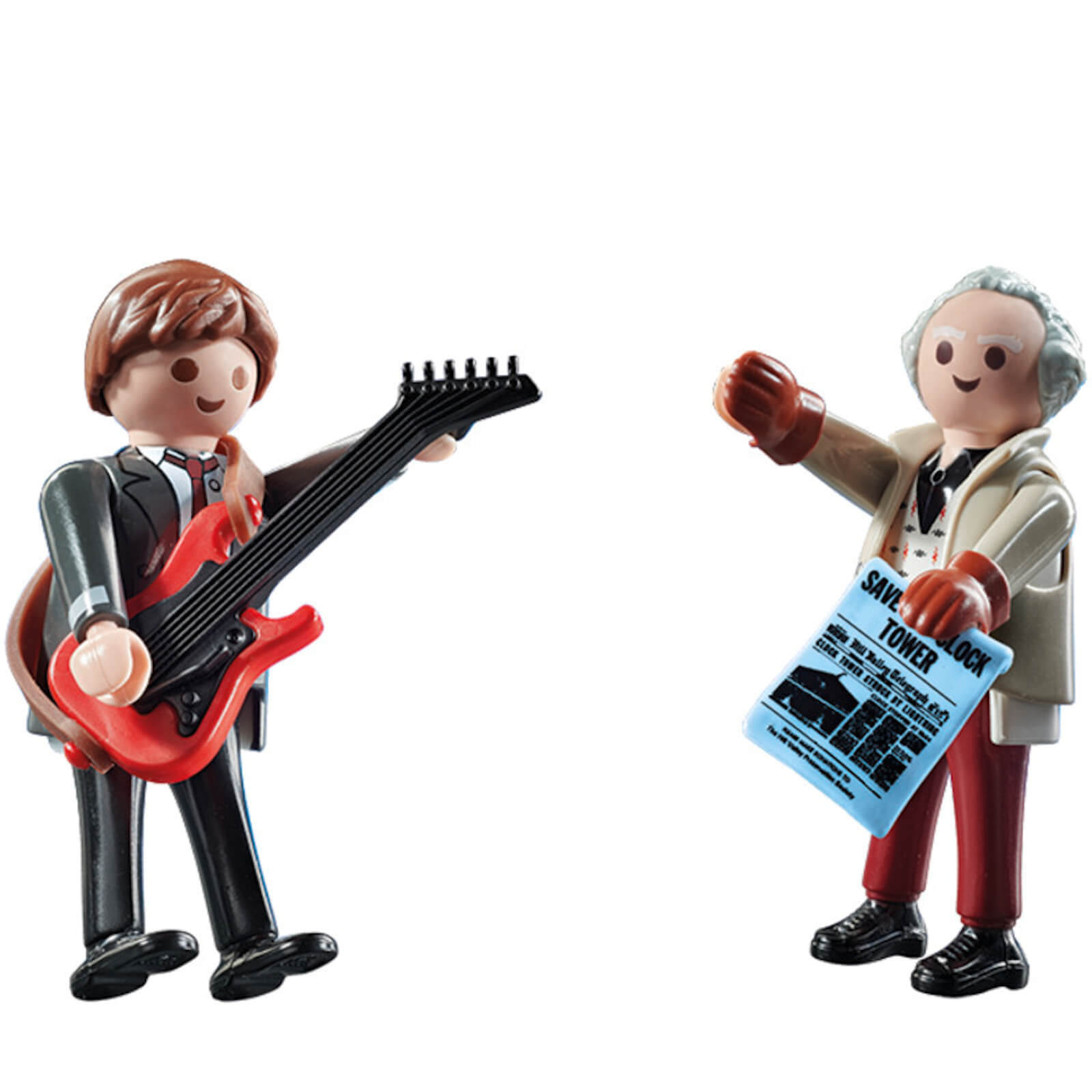 Набор фигурок Playmobil Назад в будущее: Марти Макфлай с доктором - фото 1