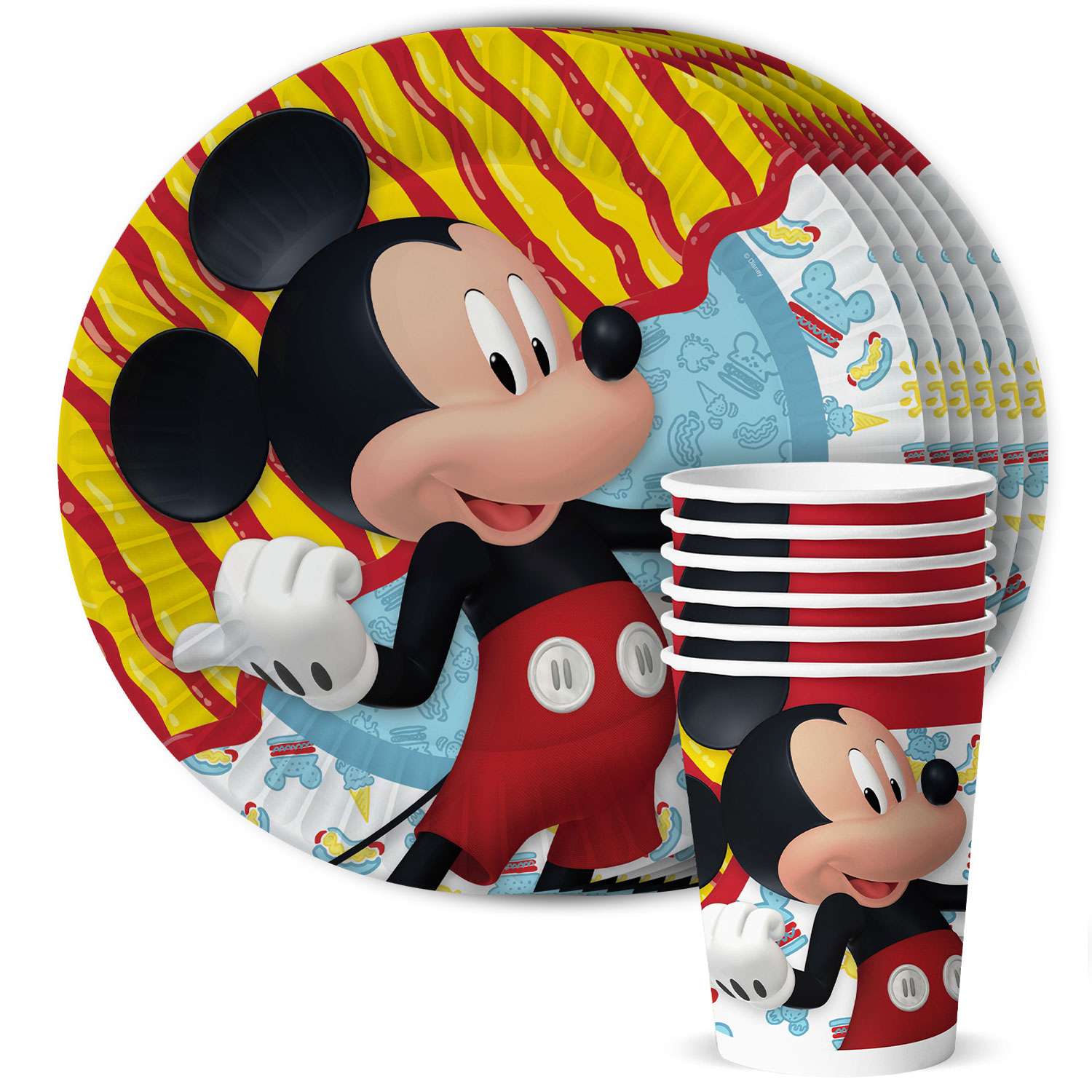 Набор одноразовой посуды ND PLAY Mickey Mouse - фото 1