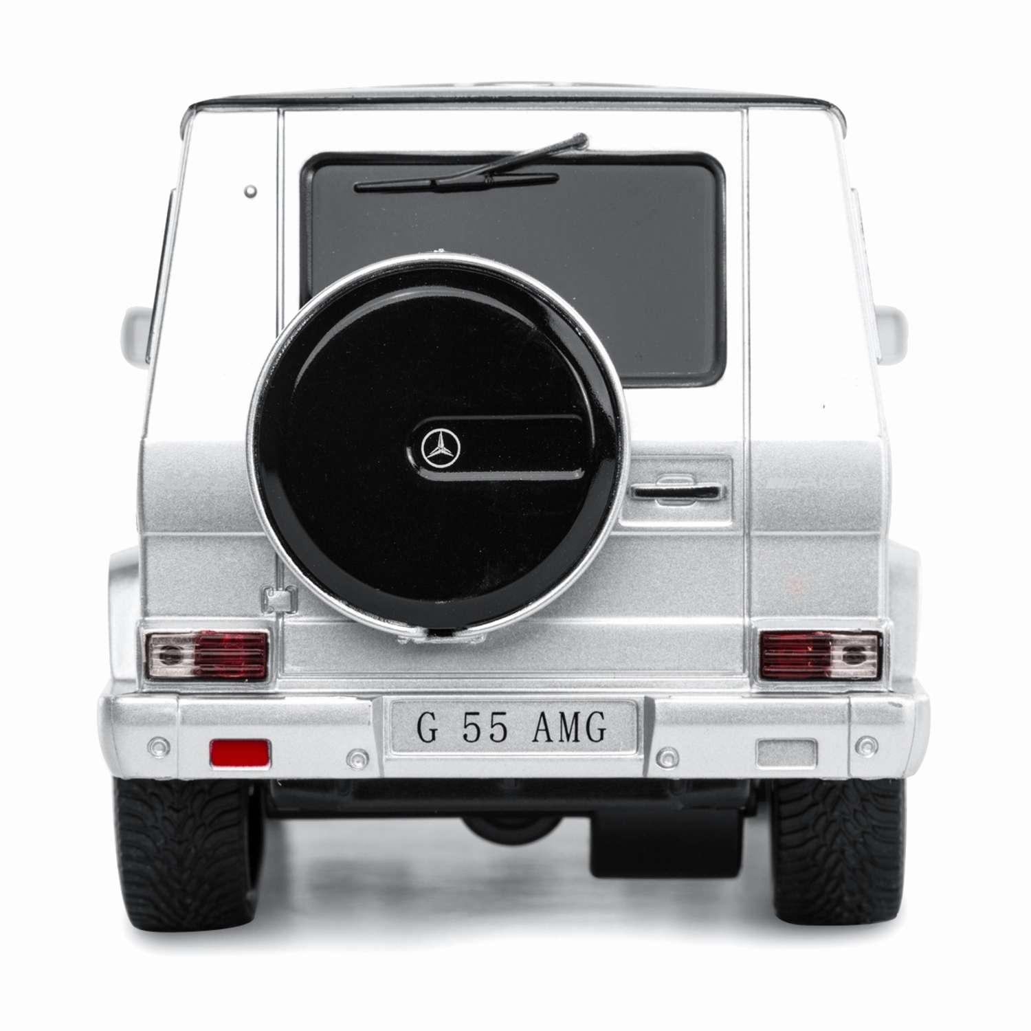 Машинка р/у Rastar Mercedes-Benz G55 1:24 серебряная - фото 4