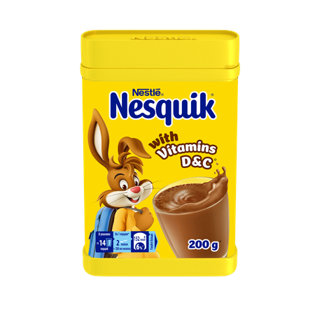 Какао-напиток Nesquik быстрорастворимый обогащенный 200г