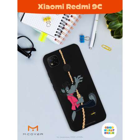 Силиконовый чехол Mcover для смартфона Xiaomi Redmi 9C Союзмультфильм Полет волка