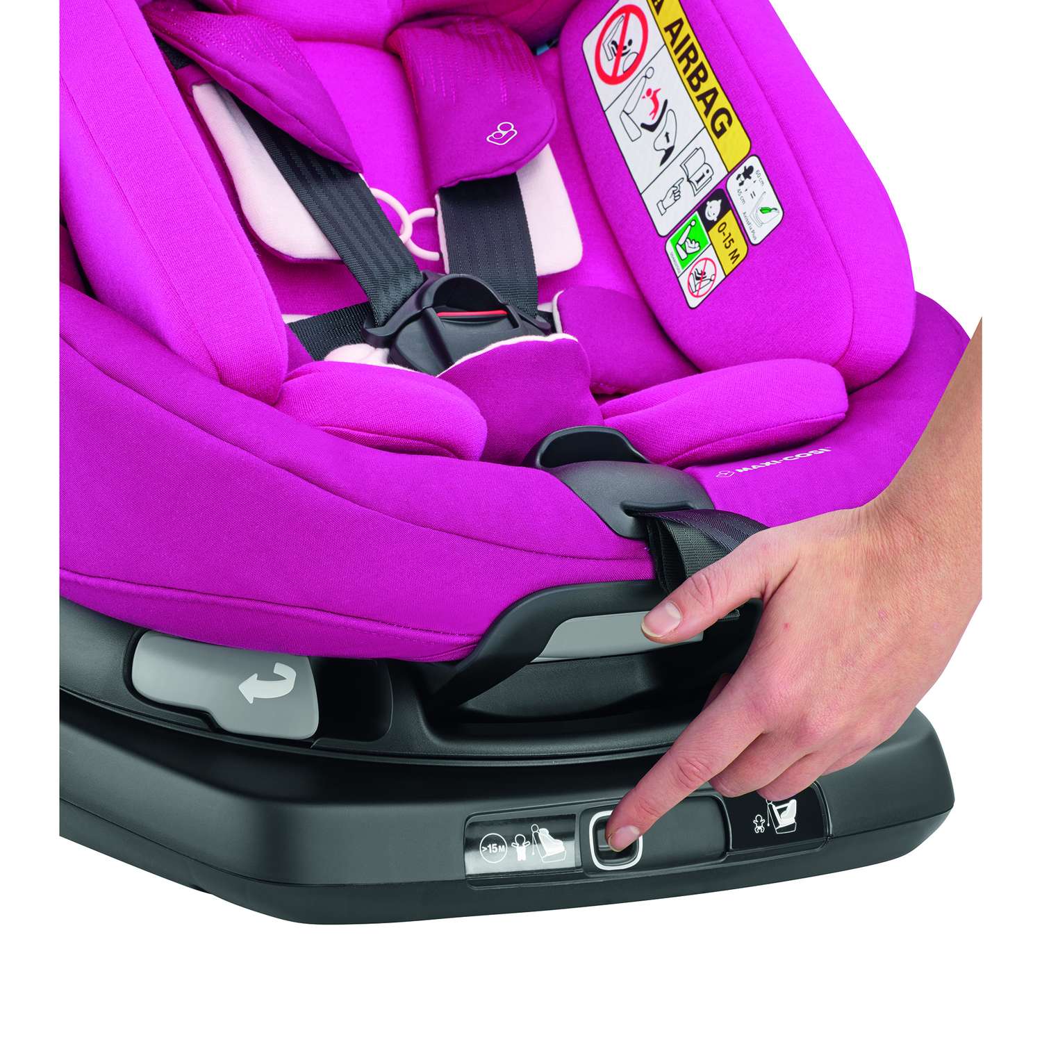 Автокресло Maxi-Cosi Axiss Fix Plus Frequency Pink - фото 11