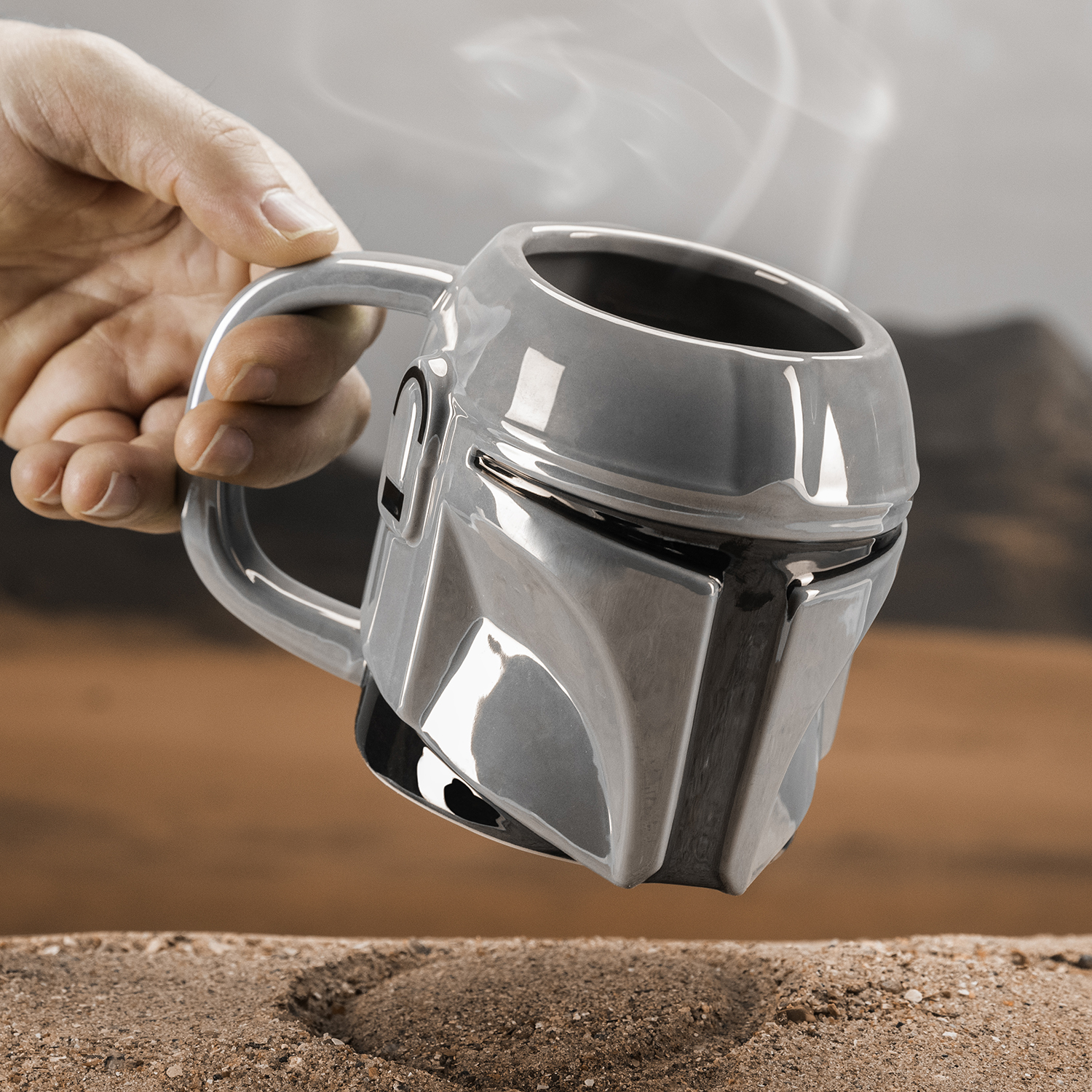 Кружка PALADONE 3D The Mandalorian Shaped Mug 650ml PP7343MAN - фото 6