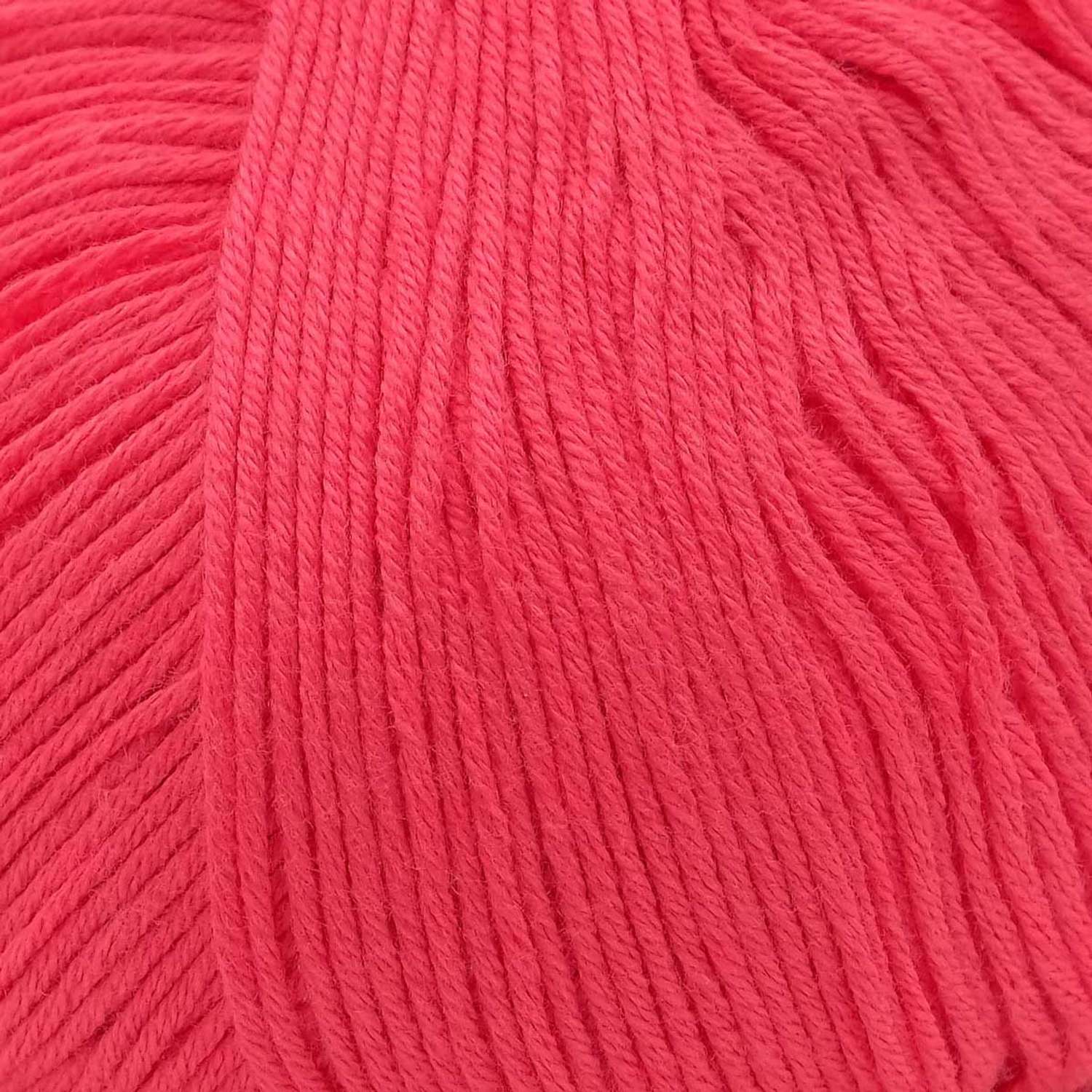 Пряжа для вязания YarnArt Baby Cotton 50гр 165 м хлопок акрил детская 10 мотков 423 ярко-розовый - фото 7