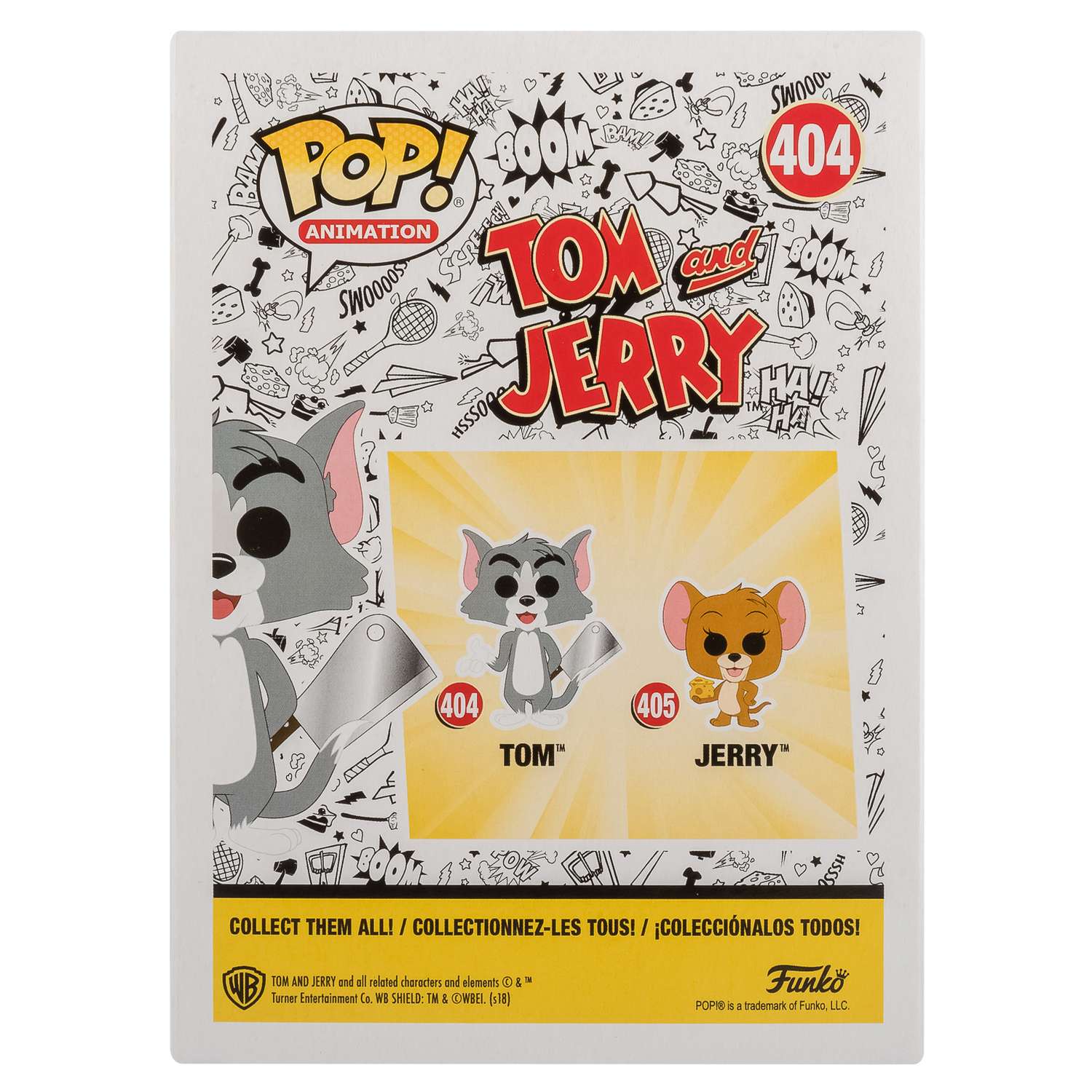 Фигурка Funko Pop vinyl Tom and Jerry Tom - фото 3