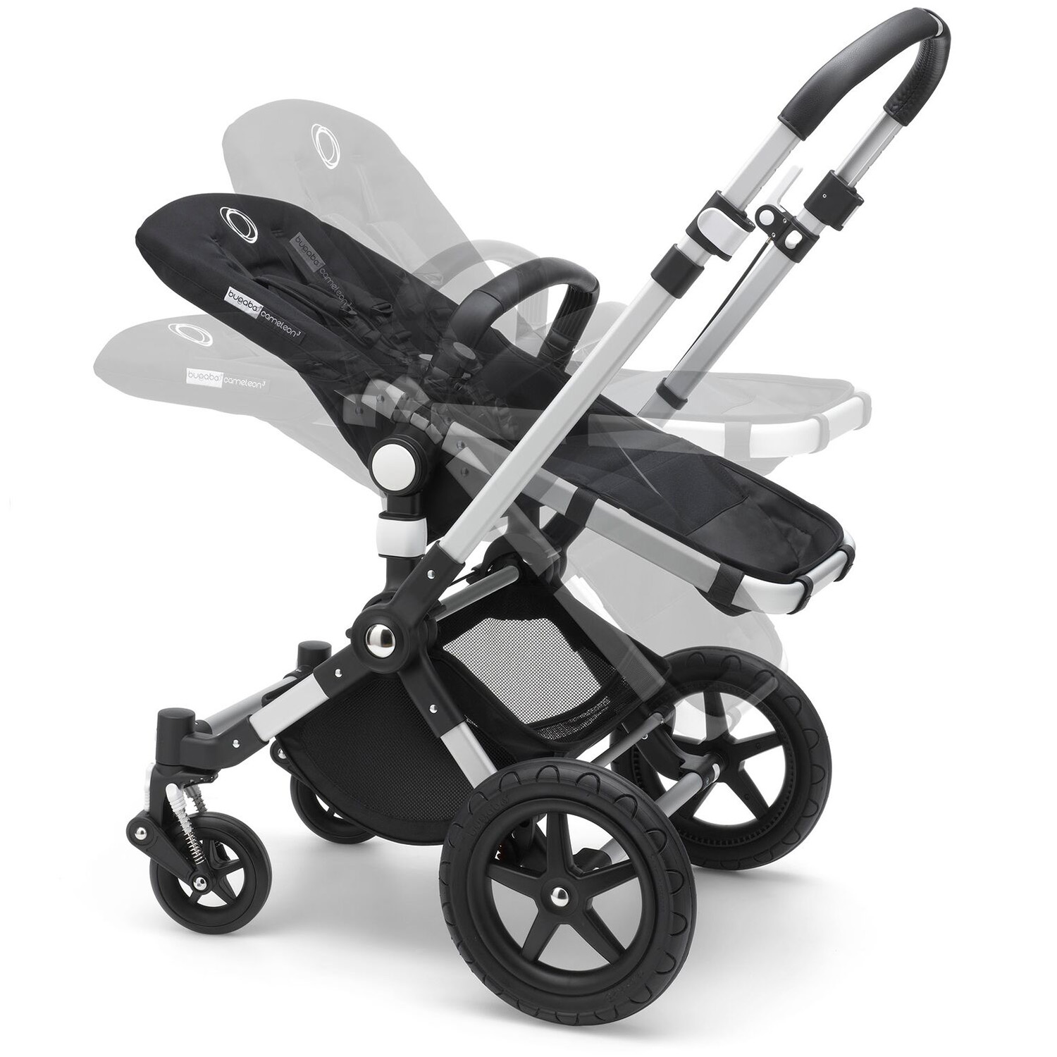 Коляска 2в1 Bugaboo Cameleon3 Plus Complete Alu-Black-Black 230159ZW01 - фото 19