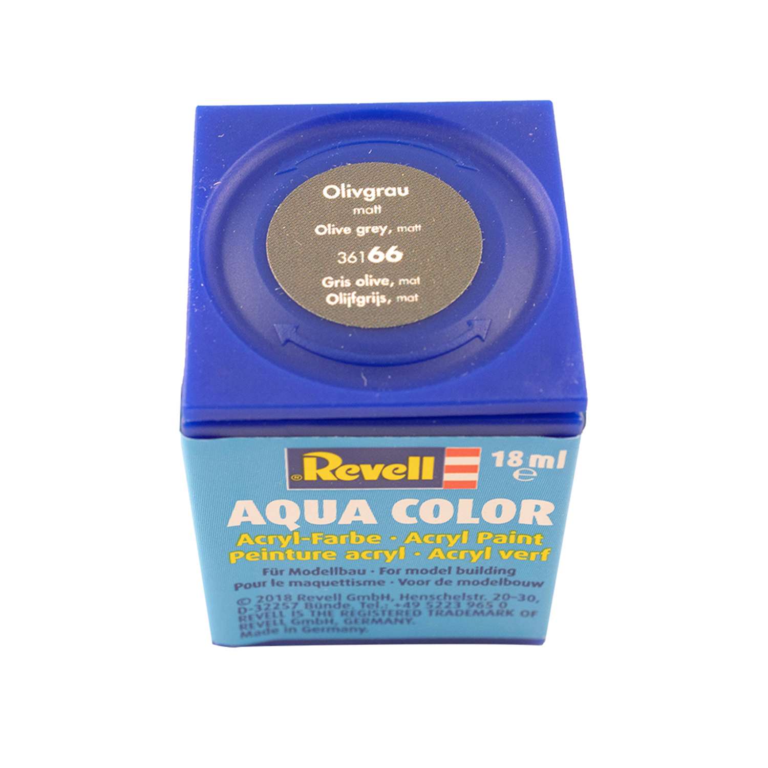 Краска Revell серо-оливковая матовая 36166 - фото 1