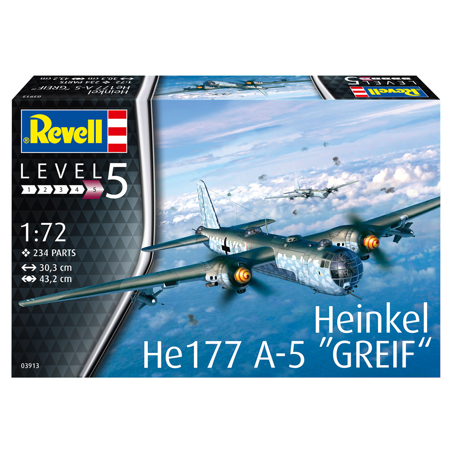 Сборная модель Revell Хейнкель He 177 «Грайф» 03913 - фото 5