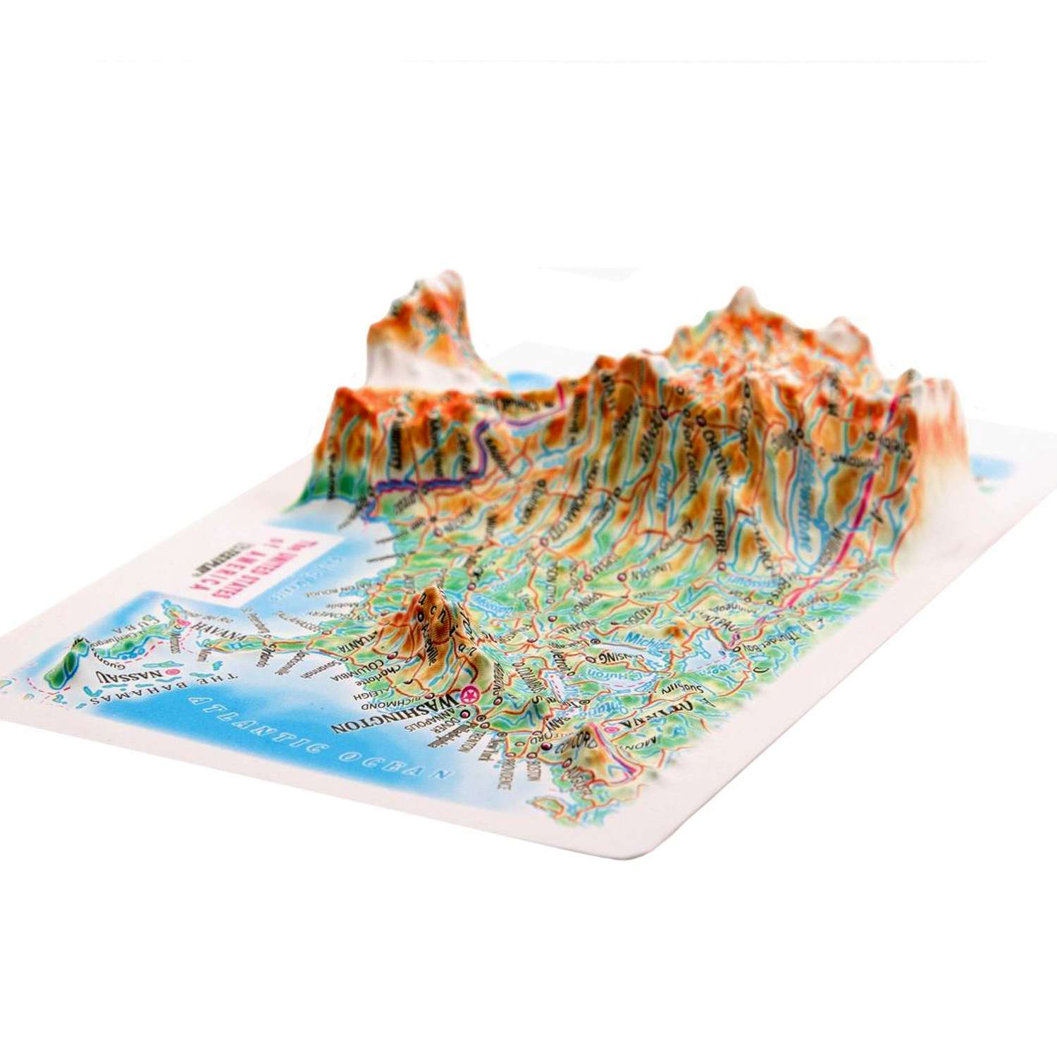 3D карта Testplay США Mini магнит - фото 4