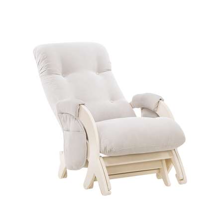 Кресло для кормления Milli Dream с карманами Дуб шампань ткань Verona Light Grey