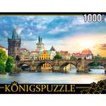 Пазл Рыжий кот Konigspuzzle Карлов Мост ГИK1000-0635