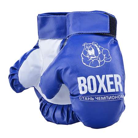 Боксерский набор ПК Лидер №2А 40см груша - эко-кожа и перчатки
