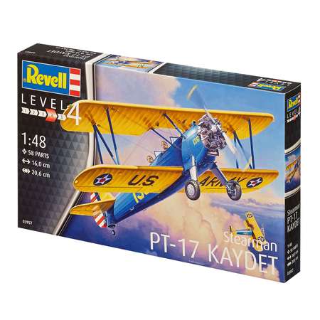 Сборная модель Revell Биплан Stearman P-17 Kaydet