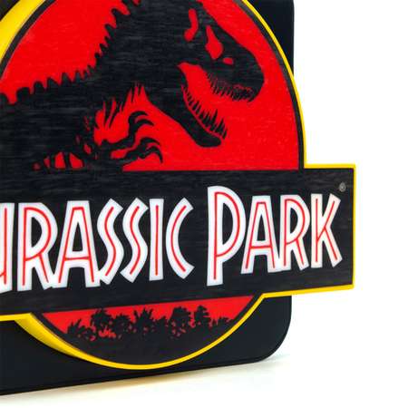 Настольный светильник-ночник Jurassic Park светодиодный 3D Парк Юрского периода