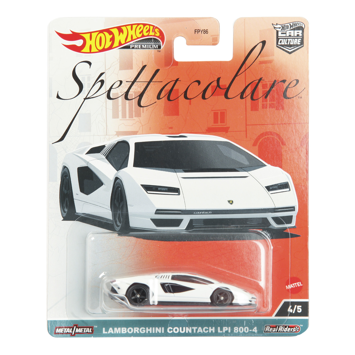 Машинка Hot Wheels Culture Circuit Legends Lamborghini Countach LPI 800-4 HKC40 HKC40 - фото 7