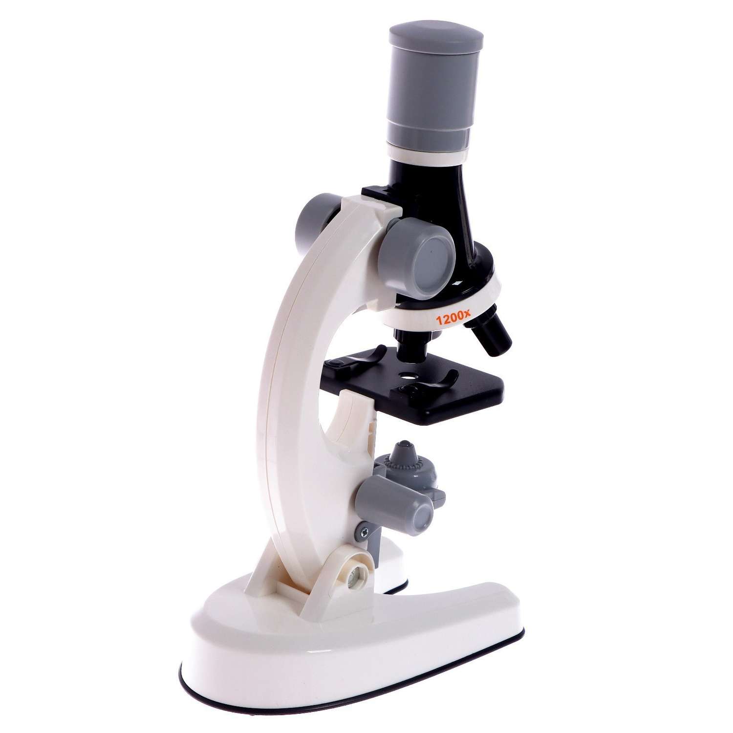Микроскоп Sima-Land детский «Юный ботаник» кратность х100 х400 х1200 белый подсветка - фото 5