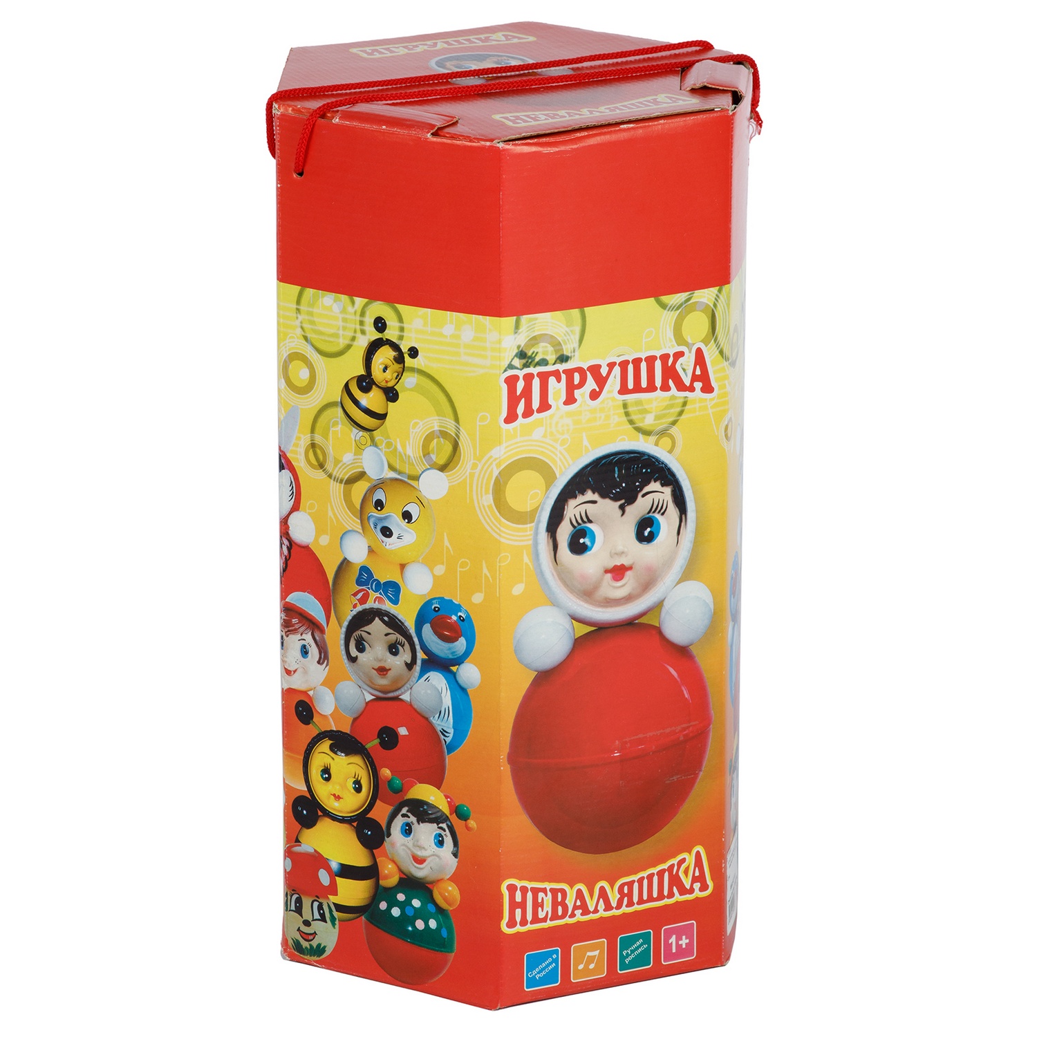 Игрушка Котовские неваляшки Девочка со звуком 36 см - фото 6