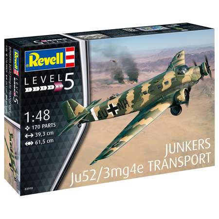 Сборная модель Revell Самолёт Junkers Ju52/3m Transport
