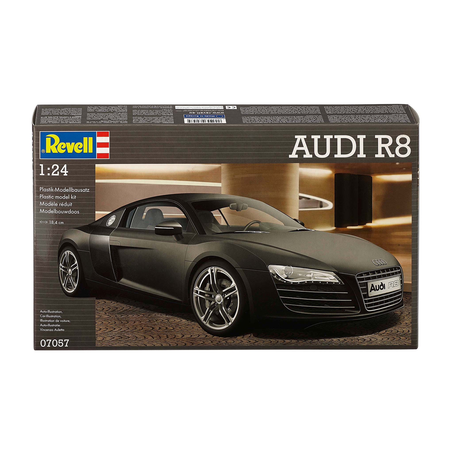 Сборная модель Revell Автомобиль Audi R8 черный 07057 - фото 4