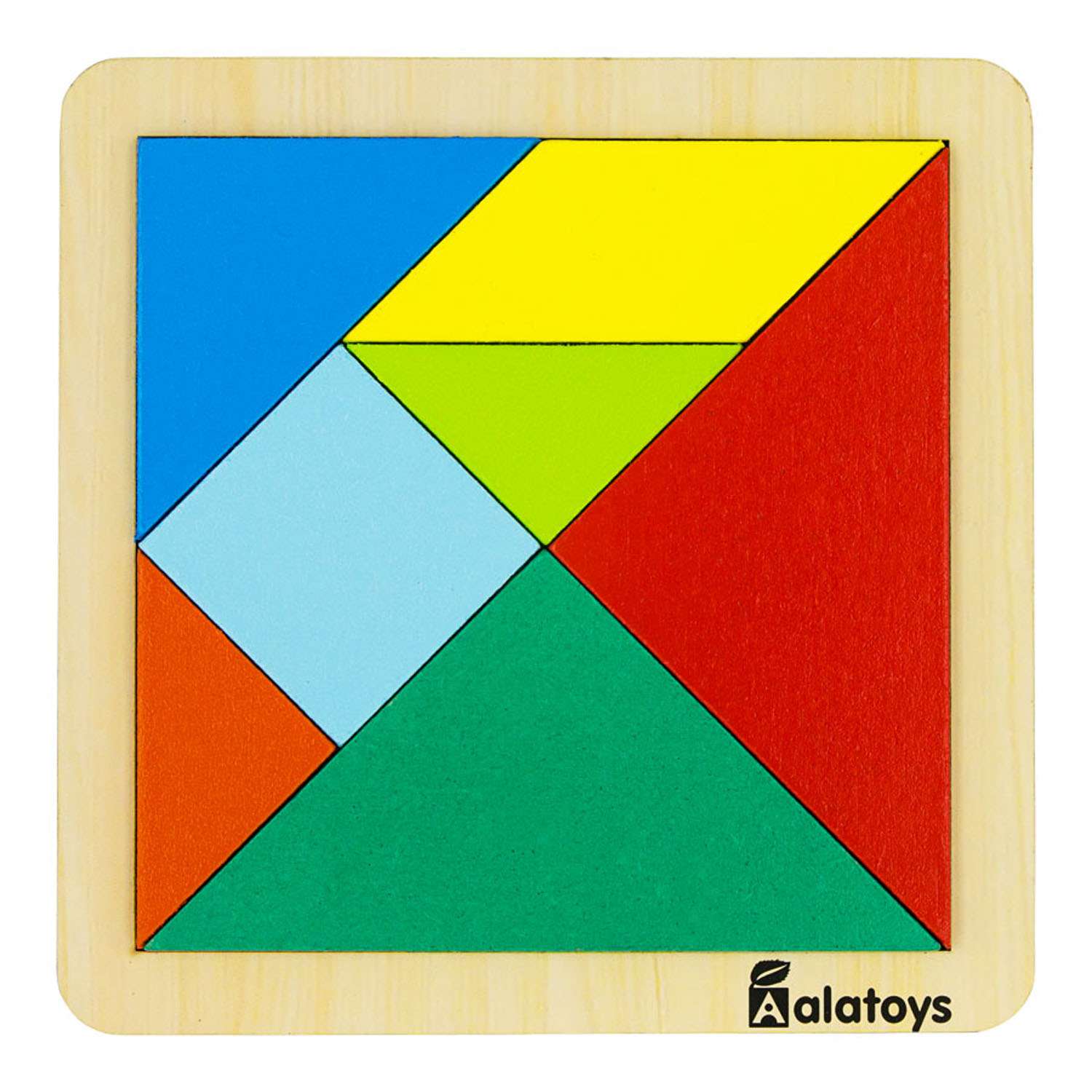 Танграм головоломка Alatoys 20 карточек 40 заданий - фото 19