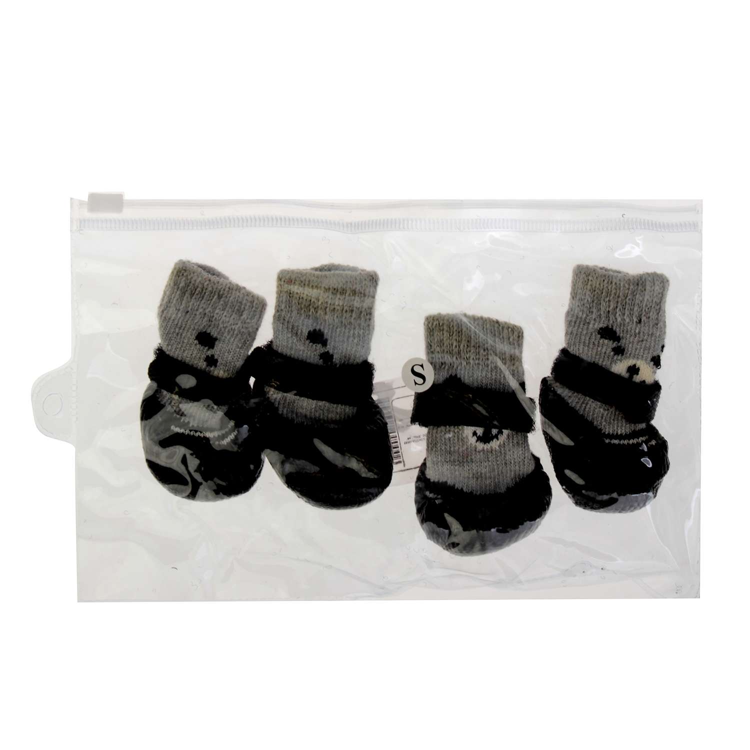 Носки Пижон «Мишки» с прорезиненной подошвой размер L 5 х 6.5 см черные - фото 4