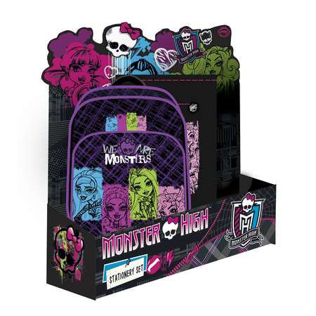 Рюкзак с наполнением Barbie Monster High (фиолетовый)