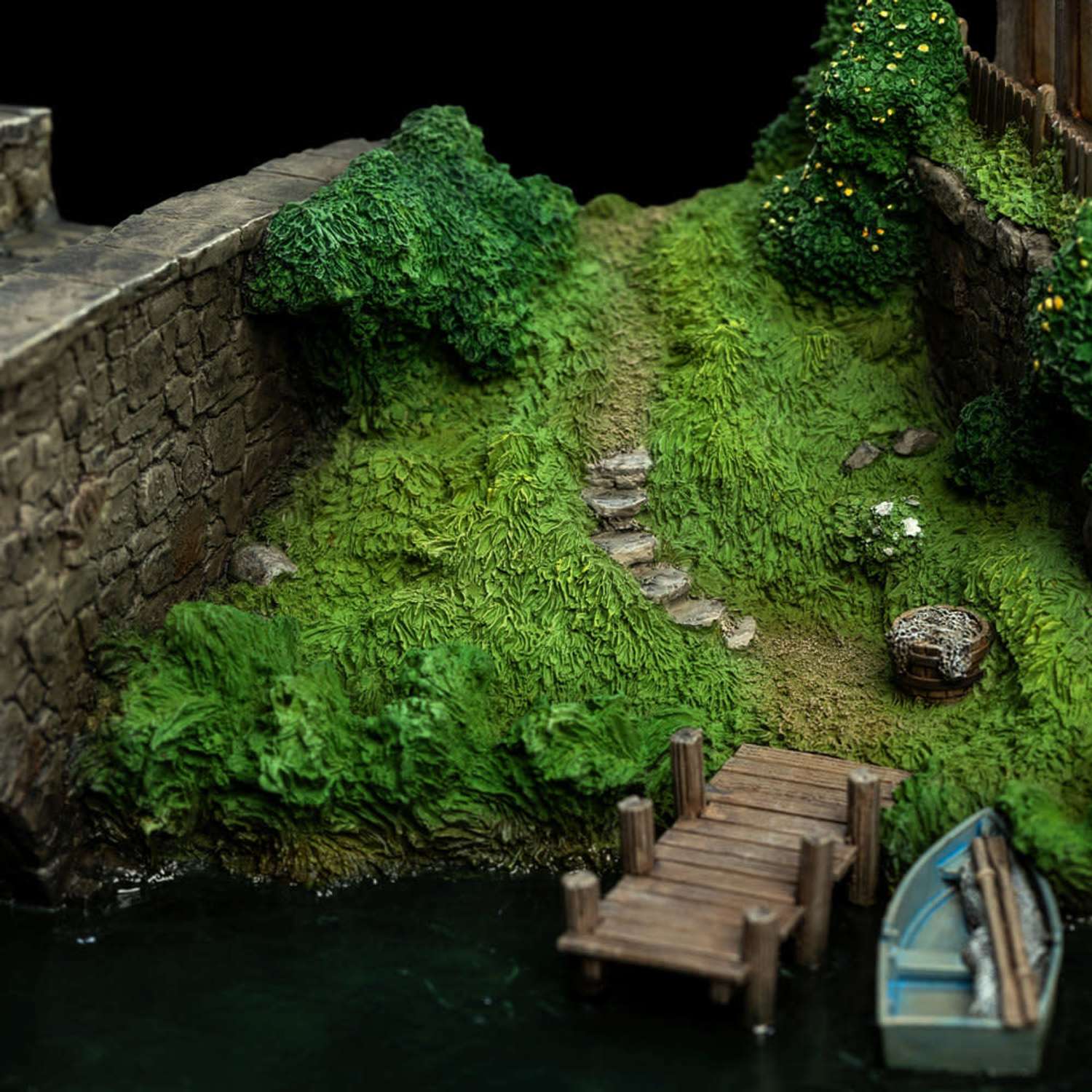 Фигурка The Hobbit в виде домика Mill and Bridge in Hobbiton - фото 4