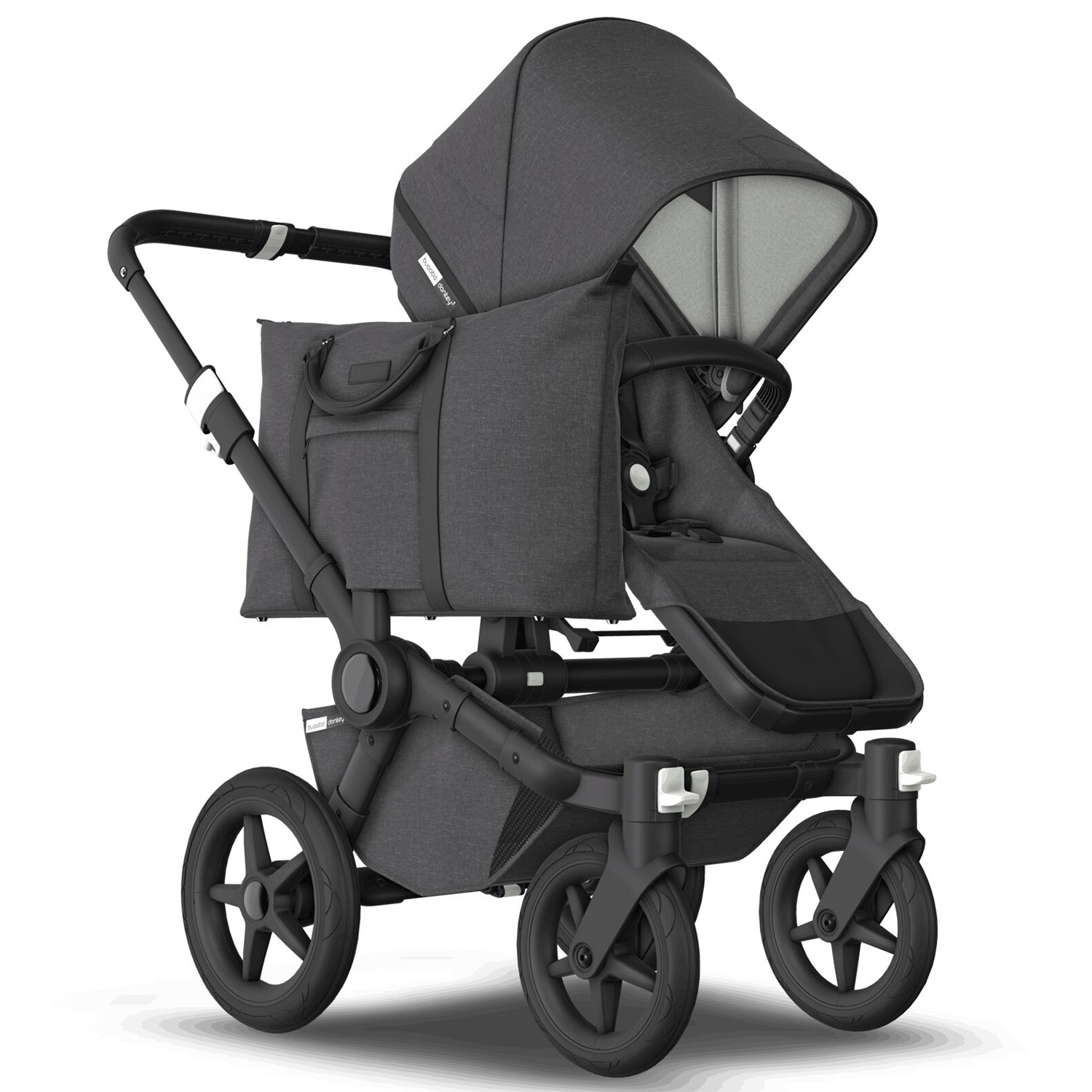 Коляска 2 в1 Bugaboo Donkey3 Complete Mineral Black-Washed Black 180154MC01 - фото 22