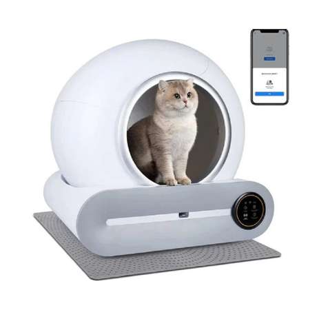 Автоматический туалет ZDK ZooWell Platform WiFi Ionic для кошек