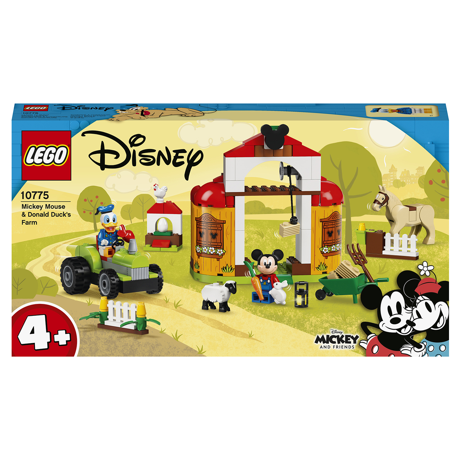 Конструктор LEGO Mickey and Friends Ферма Микки и Дональда 10775 купить по  цене 499 ₽ в интернет-магазине Детский мир