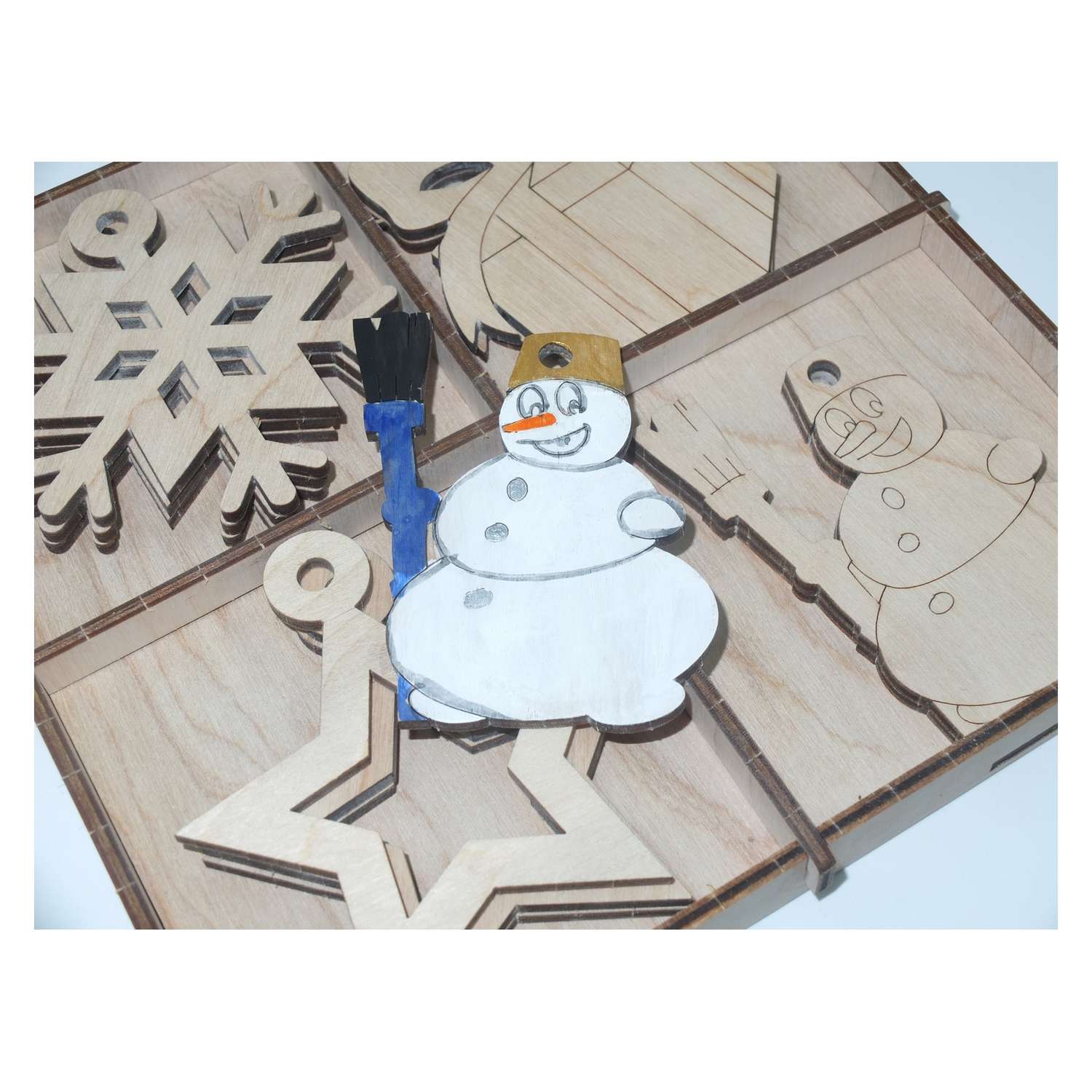 Набор для творчества Happycon ХэппиАрт 3 Снеговик-подарок HK-ART3 - фото 3