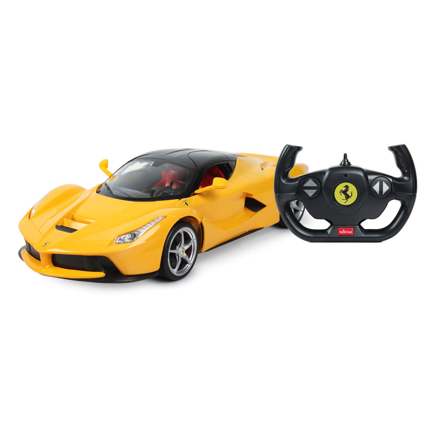 Машина Rastar РУ 1:14 Ferrari USB Желтая 50160 - фото 1