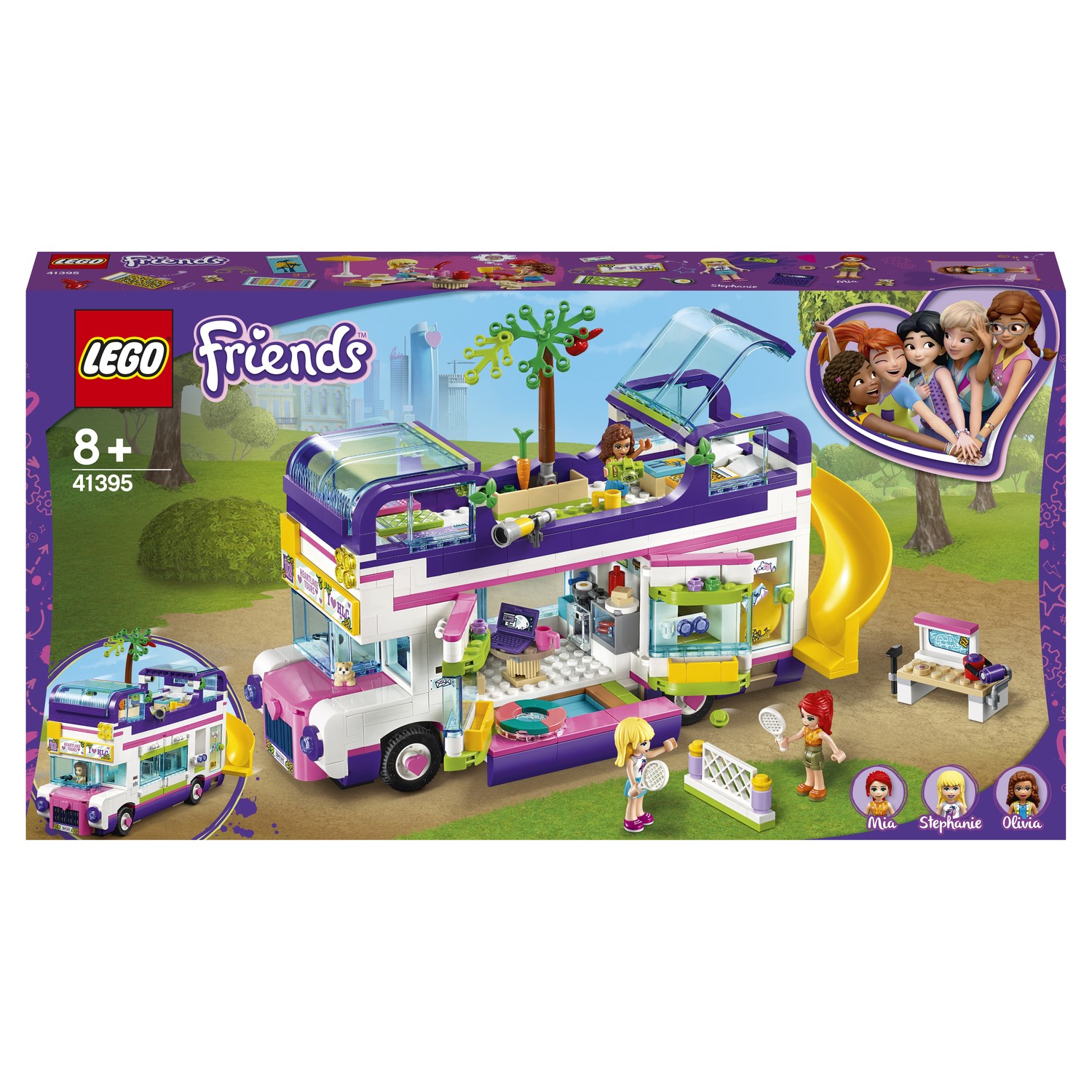 Конструктор LEGO Friends Автобус для друзей 41395 купить по цене 4399 ₽ в  интернет-магазине Детский мир