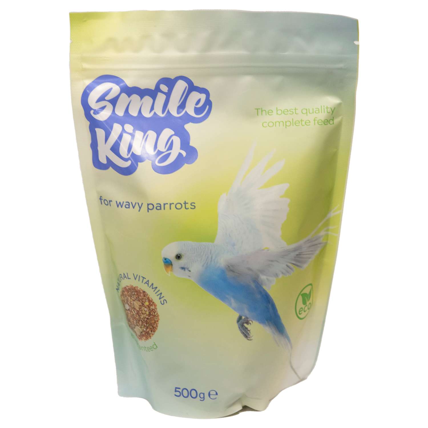 Корм для волнистых попугаев Smile King дой-пак пакет 500 г - фото 1